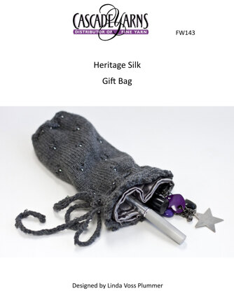 Gift Bag in Cascade Heritage Silk - FW143