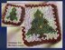 Wiggly Christmas Tree Hot Pad and Coaster