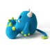 Mr Blue monster Amigurumi toy