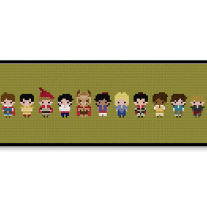 Storybook Princes Bite Size - PDF Cross Stitch Pattern