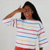 Paintbox Yarns Rainbow Boat Neck Top PDF (Free)