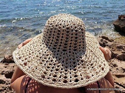 Crochet Floppy Beach Hat