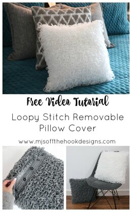 Loopy Stitch Pillow Cover
