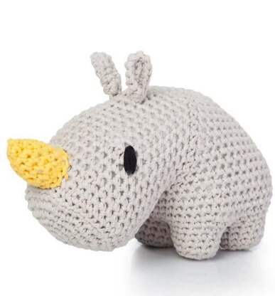 Rhino Dex Toy in Hoooked RibbonXL - Downloadable PDF