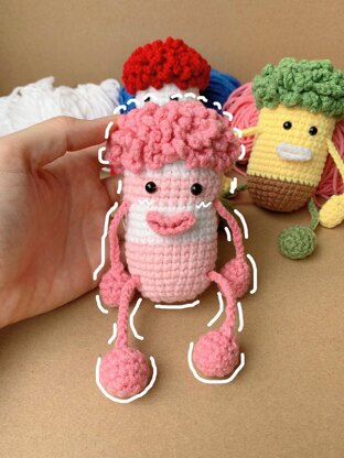 3in1 Funny Monsters Keychains