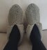 Sampson - Chunky garter stitch slippers with cuff