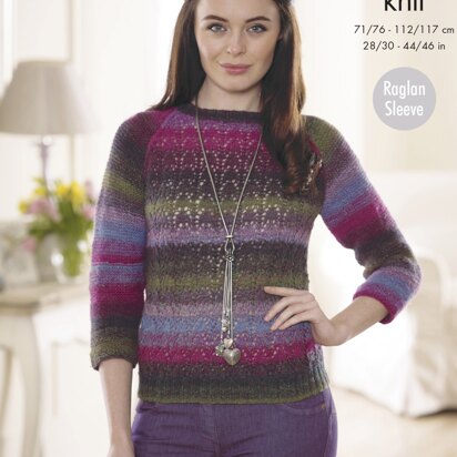 Sweaters in King Cole Sprite DK - 4569 - Downloadable PDF