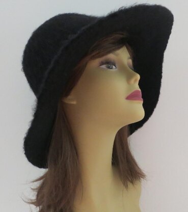 Felt Hat Flat Brim