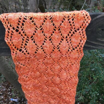 Fall Leaf Lace Cowl & Wrap