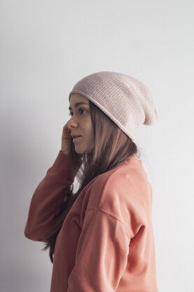 Unisex simple beanie - Slouchy beanie + VIDEO