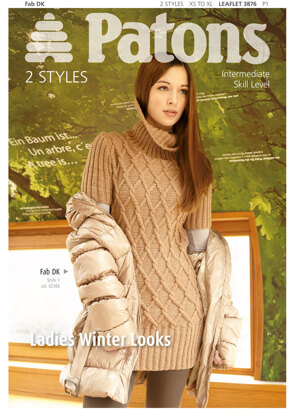 Ladies Winter Looks in Patons Fab DK - 3876