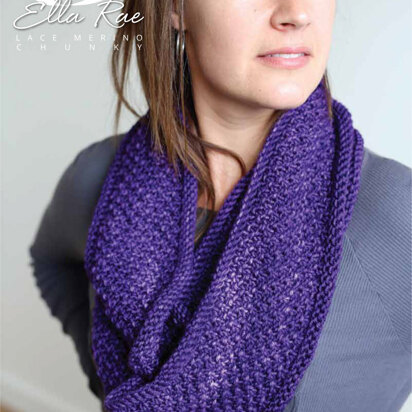 Infinity Scarf in Ella Rae Lace Merino Chunky - ER13-03 - Downloadable PDF