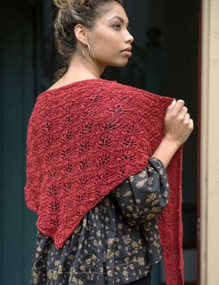 Caravel Shawl in Berroco Quinoa - 395-6 - Downloadable PDF