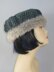 Simple Lace Fur Trim Beret