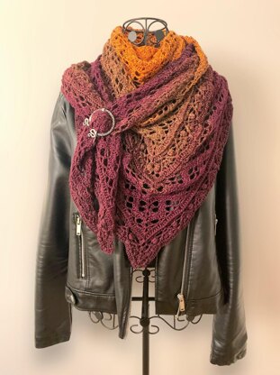 Triangular Scarf "Chadisia"