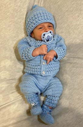 Crochet baby hot sale king outfit