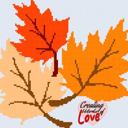 Fall Leaves Stitch Graphgan