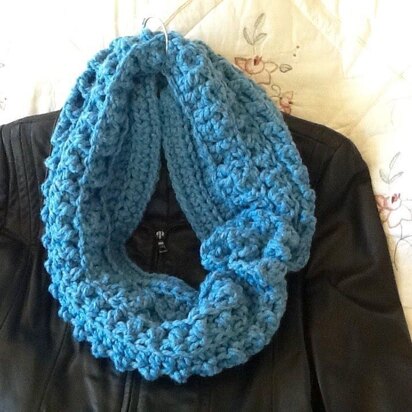 Blue Waves Infinity Scarf