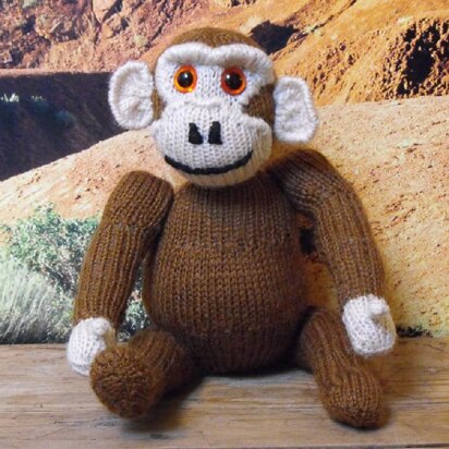 Chester the Chimpanzee Toy Knitting Pattern