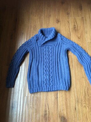 Lochlann blue aran