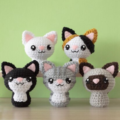 Swat Team Kitties Crochet Amigurumi Pattern