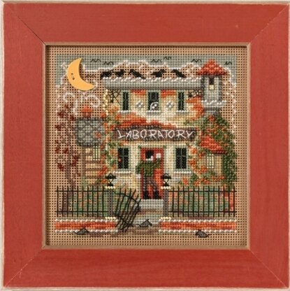 Mill Hill Haunted Laboratory Cross Stitch Kit - 5.25in x 5.25in