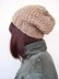 Simple slouchy textured hat