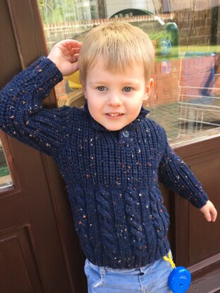 A Birthday Sweater for Theo -So cute!