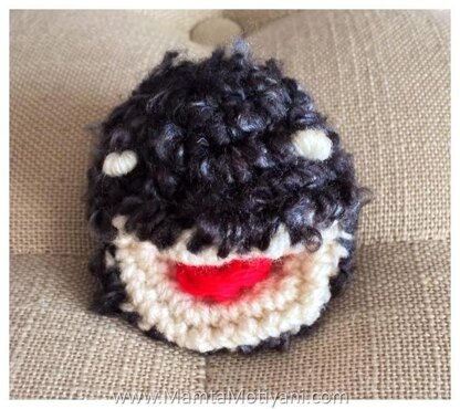 Crochet Pacman Amigurumi Toy Pattern Smiley Ghost