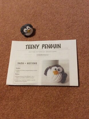 My first KAL - Teeny penguin