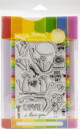 Waffle Flower Crafts Waffle Flower Stamp & Die Set - Secret Admirer