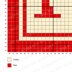 Bordered Cushion M Initial Letter Pillow Mini C2C Crochet Pattern ABC Name Bolster