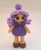 Purple Rainbow Crochet Doll Pattern 3 Levels in 1