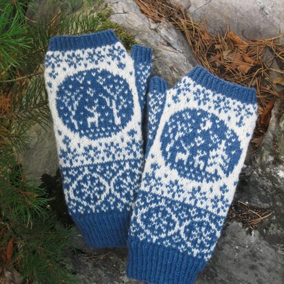 Snow Globe Mitts