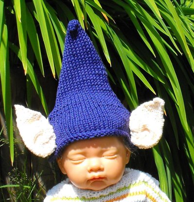 Baby Big Ears Purple Pixie Hat