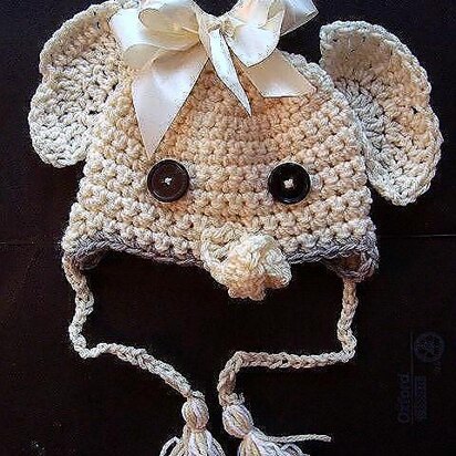 571, Little Elephant Hat, Newborn to Age 8