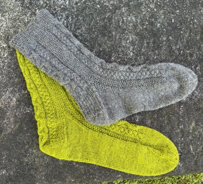 Grass Moon Socks