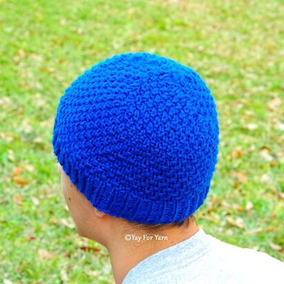 Moss Stitch Hat