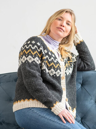 Robette Cardigan in Berroco Remix Chunky PDF