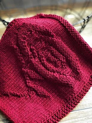 Rocky Mountain Rose Dishcloth