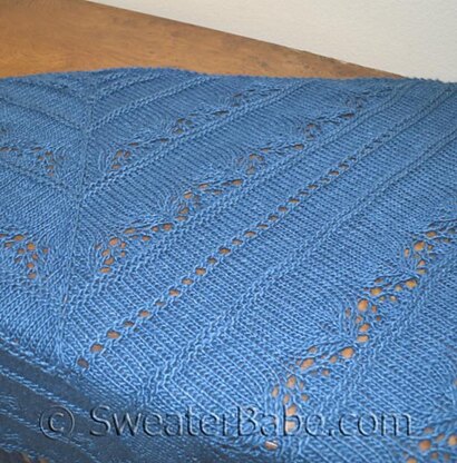 #181 Sapphire Lace Shawl