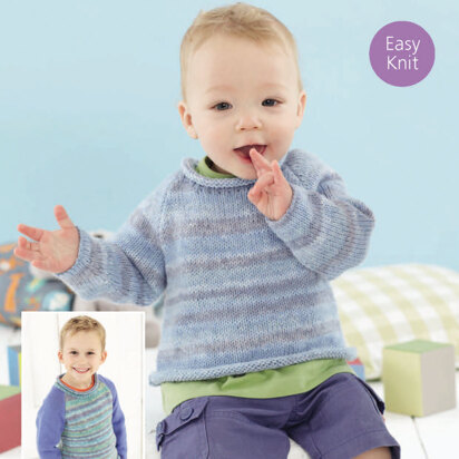 Sweaters in Sirdar Snuggly Rascal DK & Snuggly DK - 4904 - Downloadable PDF