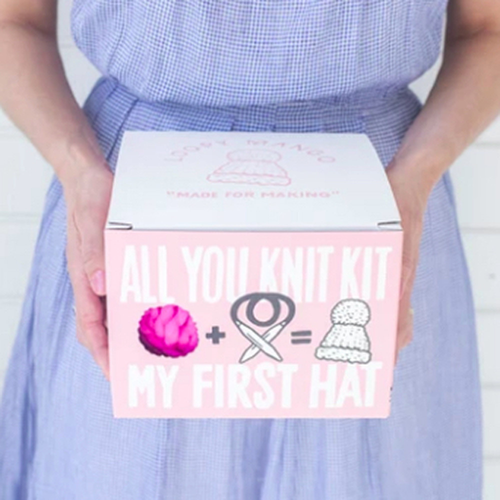 Loopy Mango All You Knit Kit - My First Hat - view 4