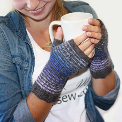 Kaleidoscope Fingerless Mitts