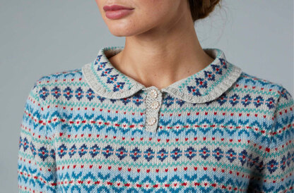 Vera Top - Knitting Pattern For Women in Debbie Bliss Rialto 4 Ply