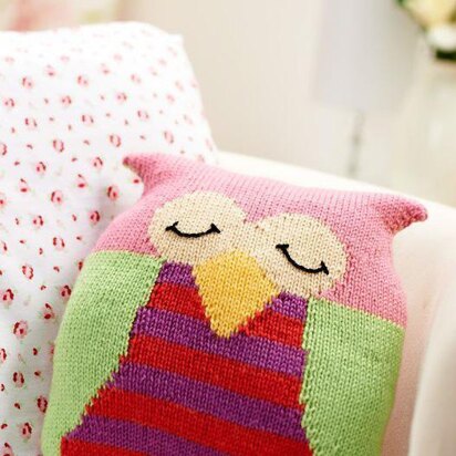 Sleepy Owl Cushion