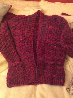 Ladies super chunky cardigan