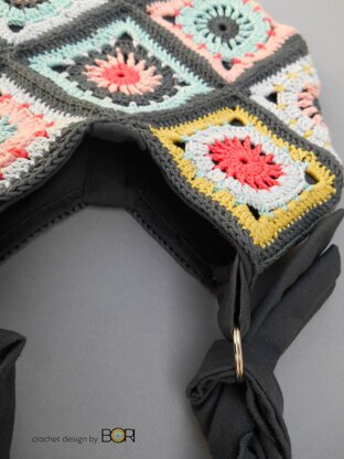 Boho Granny Square Bag 001