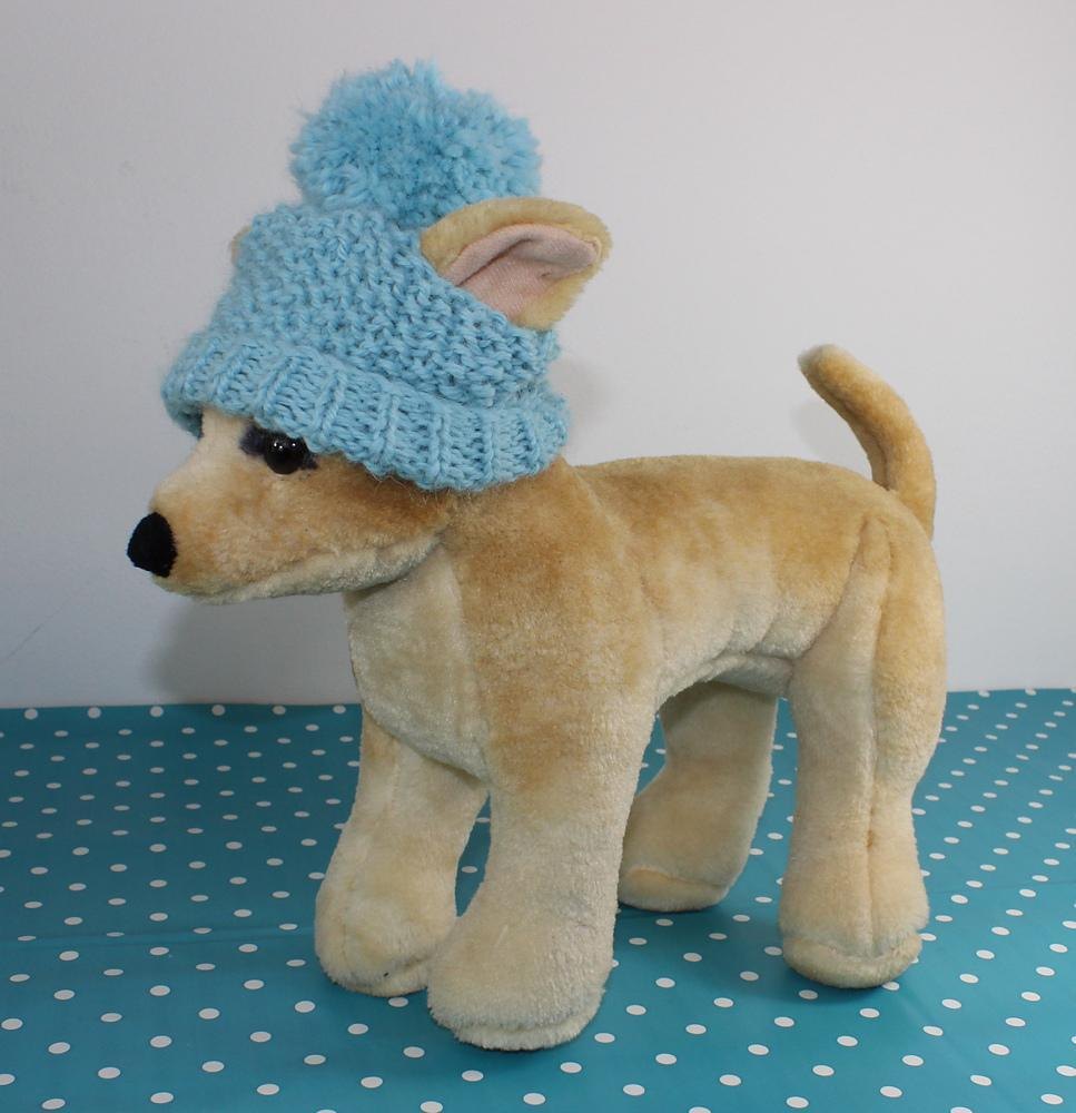 Pdf Knitting Pattern Dog Hatspompoms Dog Hatsmall Dog 