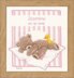 Vervaco Popcorn Bear & Soufflé Duck Cross Stitch Kit - 20cm x 23cm